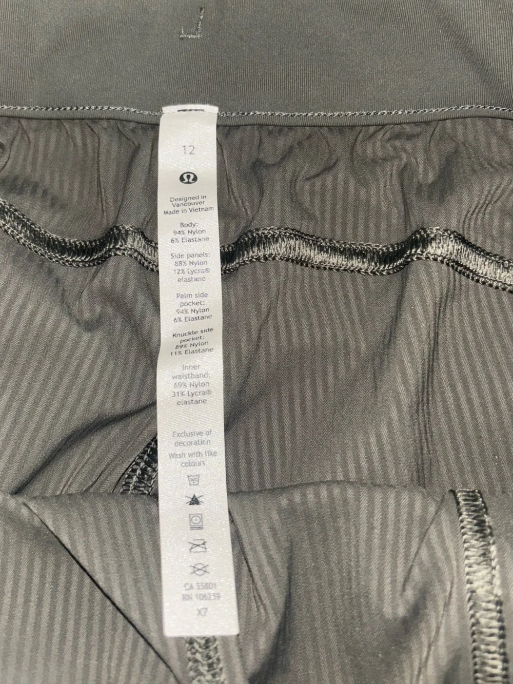 Lululemon Beyond The Studio Joggers Ribbed Active 7/8 Pants Olive Sage Green